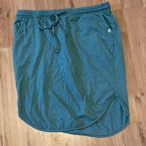 Ocean Coast Green Drawstring Skirt women’s medium